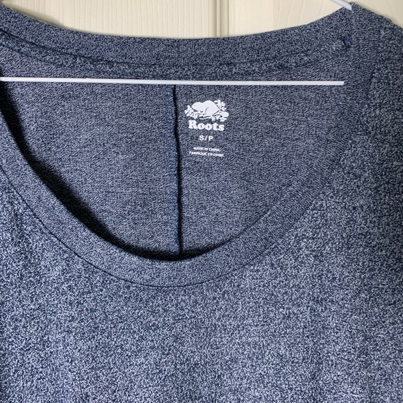 Roots | Blue Heather Long Sleeve Top - Small - Picture 3 of 6